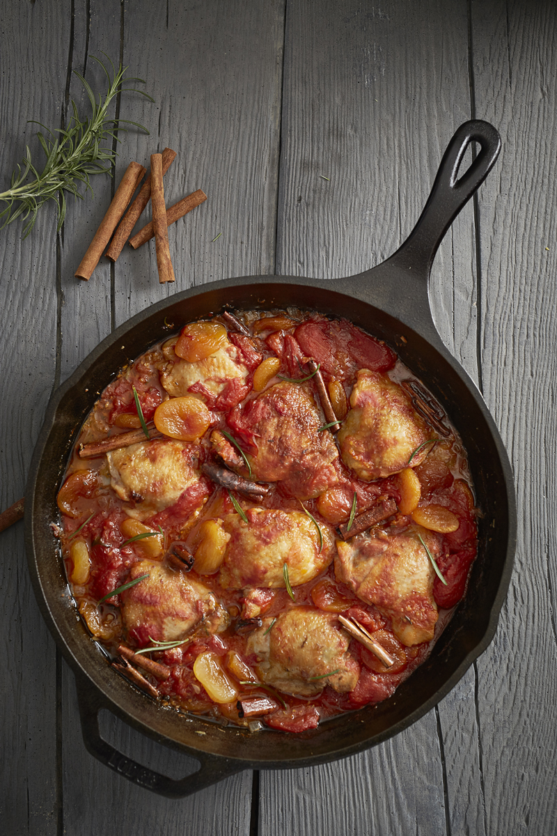 CHICKEN with APRICOTS ROSEMARY and GINGER Manitoba Chicken