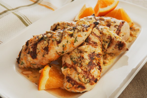 Chicken with Honey and Pine Nuts