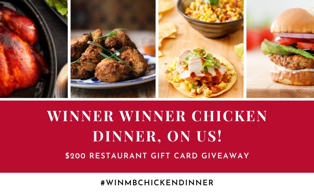 Winner Winner Chicken Dinner, on Us — $200 Gift Card Giveaway