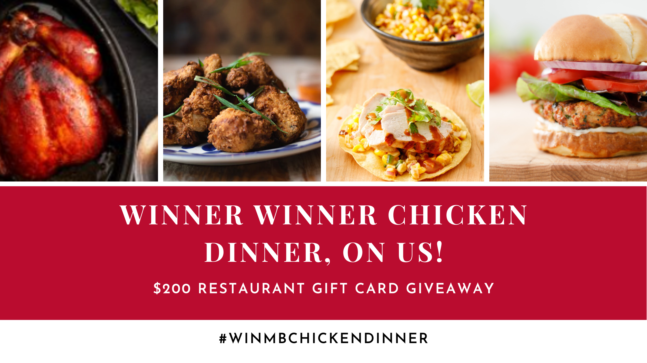 Winner Winner Chicken Dinner, on Us — $200 Gift Card Giveaway