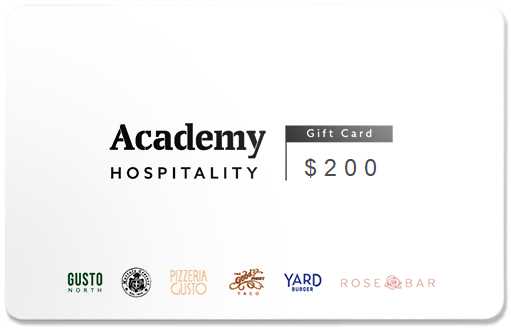 Academy Hospitality Gift Card