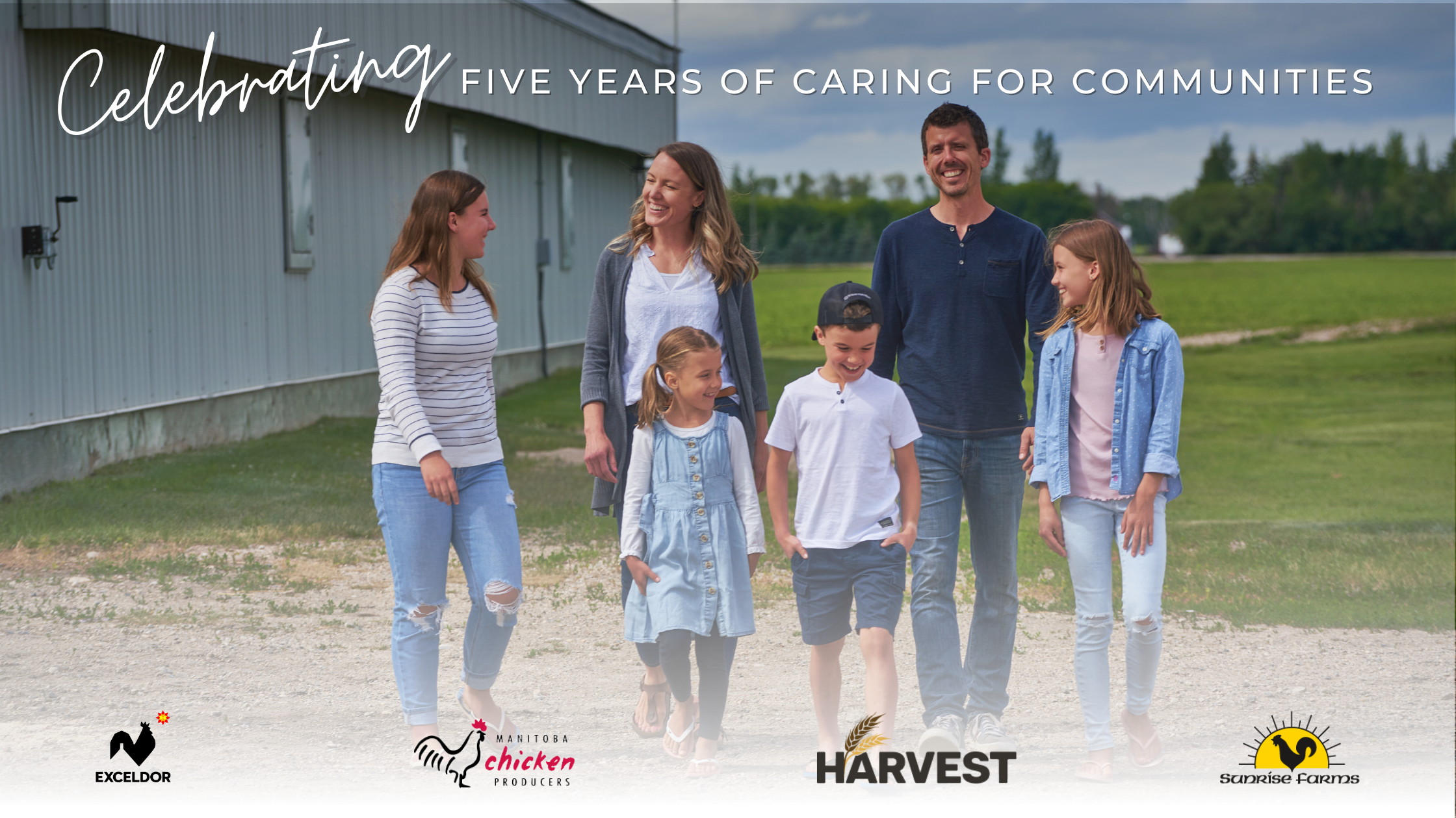 Manitoba Chicken Producers, Exceldor Cooperative, and Sunrise Farms Celebrate Five Years of Partnership with Harvest Manitoba to Support Families in Need