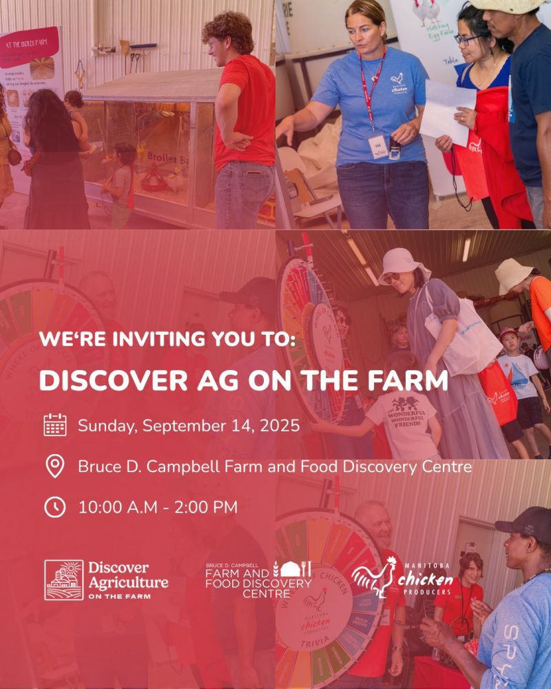 Image for the Tweet beginning: Come out to our Manitoba